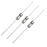 uxcell ガラス管ヒューズ　ガラス管 10個入り　250V 3A　スローブロー　 3.6 x 10mm