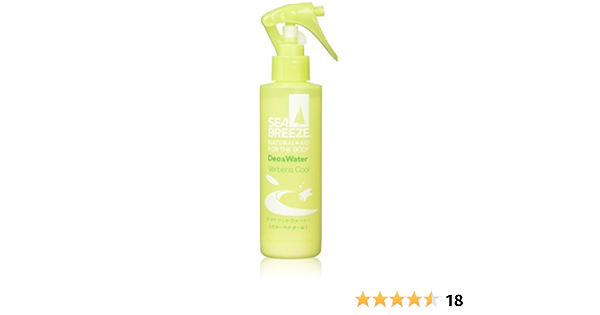 Amazon シーブリーズ デオ ウォーター スプレーボトル ヴァーべナクールの香り 160ml 医薬部外品 Seabreeze シーブリーズ デオドラント 制汗剤 通販