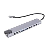 1個ポート拡 ドッキングステーション カードスロット搭載のマルチ