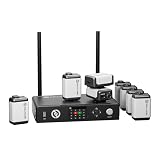 Hollyland Wireless Tally System - 4 Lights ワイヤレスタリーシステム 最大16チャンネルに対応 98.5g 超軽量 コンパクト タリーランプ 800ｍ伝送距離 Live撮影用 様々なスイッチャーとの互換性 作業効率向上 ステーションx1 タリーユニットx4