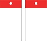 Brady 102018、self-laminating空白タグ( 10個パック)