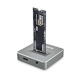 FREEGENE M.2 NVME→USB、ACASIS NVMEリーダーサポートNVME SATAドッキングステーション SSDドック 10Gbps 外部SSDエンクロージャ M.2 (Mキー) NVMe SSDおよび(B+Mキー) SATAベースSSD対応 Windows XP 7 8 10、MAC OS対応 スペースグレー。