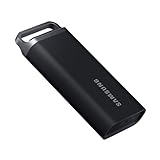 Samsung T5 EVO ポータブル SSD 8TB USB 3.2 Gen 1 外付けソリッドステートドライブ 連続読み取り速度 最大460MB/秒 ゲームとコンテンツ作成用 MU-PH8T0S/AM ブラック