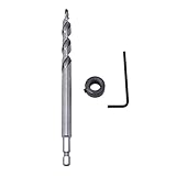 Demiawaking HSS六角ポケット穴ドリル ビット 9.5mm