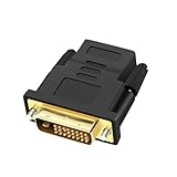 dvi回転hdmiアダプタDVI公転HDMIマザーHD HDMI/DVI公24+1変換ヘッド，全銅線接点の方が安定している