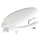 Centoco 3L820STS-001 Plastic Elongated Toilet Seat with Open Front, White by Centoco