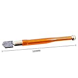 新しいガラス切削工具ダイヤモンドガラスカッター滑り止めメタルハンドル鋼ブレードオイル充填ボトルガラスカッター