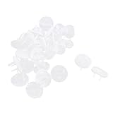 uxcell ソケットカバー　ソケットキャップ フラットプラグ　ソケット　アクセサリ プラスチック製　20個入