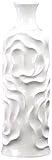Urban Trends Collection 30962 Ceramic Vase White 12 in. H