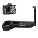 ソニー用DSLRカメラLブラケット A7III A7RIIIA9A7M3用アルカマウント付きアルミニウム合金垂直水平スイッチング三脚クイックリリースプレート
