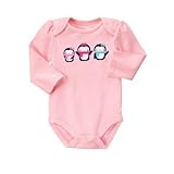 ジンボリー GYMBOREE/ ペンギン パルズ ボディスーツ ポーラー ピンク ロンパース長袖 3～6ヶ月【並行輸入】