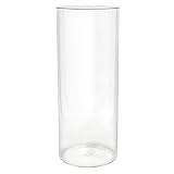 Merci la fleur ボトルフラワー 容器 ガラス 円筒 （180×450） 蓋ガラス付 テラリウム アクアリウム ブーケ保存