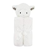 Umora ベビーブランケット 赤ちゃん毛布 バスタオル 子供 新生児おくるみ 空調ブランケット 柔らかい かわいい 吸湿性 保温性 四季 （ホワイト羊）