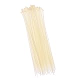 Homyl ナイロンケーブルジップタイ UL認定 再使用可能 耐食性 電線/ケーブル編成 高品質 全3種類 ホワイト 約500個入り 耐候性 - 4×250mm