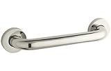 Kohler k-14560-sn Contemporary 12-inchグラブバー、鮮やかな光沢ニッケル