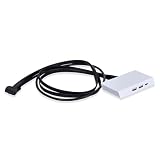 リアンリー(Li LIAN LI) O11 DE-3 ホワイト 「O11 DYNAMIC EVO」専用オプション ADDITIONAL I/O KIT USB 3.1 Type-C x1 / USB 3.0 Type-A x2ポートを備えた追加I/Oキット O11 DE-3W 日本正規代理店品
