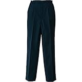 レディースシャーリングチノパンツ(1タック) カラー:008ネイビー サイズ:S