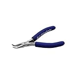 Aven 10310 Serrated Jaws Bent Nose Pliers - 4.5 Inch by Aven