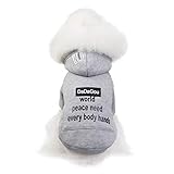 SHUUMEEKAペット服 秋冬 コート 犬服 パーカー ドッグウェア パーカー 小型犬 中型犬 暖かい 裏ボア お散歩お出かけ