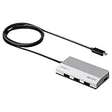 BUFFALO(バッファロー） USB3.1 Gen1 TypeC 4ポート セルフパワーハブ シルバー BSH4A128C1SV シルバー