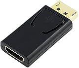 1080P / 4KディスプレイポートからHDMI互換オスメスアダプターDisplayPortDPからHDMI互換コンバーターケーブル便利な処理済み