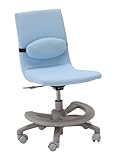 あずま工芸 【姿勢を正しく保ち、腰への負担を軽減】ジュニアデスクチェアー ブルー JDC-5862 BL