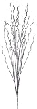 Pack of 12 Swirly Lustrousシルバーグリッター装飾用クリスマスSprays 44 "