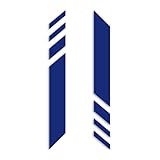 ForzaGroup ストライプ カッティングステッカー ライン 線 車 バイク ヘルメット 屋外耐候 左右1本ずつ 2本セット (25cm×2.9cm ロイヤルブルー)