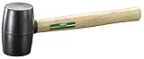 エスコ 570g/330mmゴムハンマー(木柄) EA683PJ-2