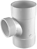 Charlotteパイプ& Foundry pvc014010800ha衛生用T型3 x 3 x 2 "