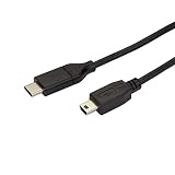 StarTech.com USB-C - USB mini-B ケーブル USB Type-C(オス)/USBミニB(オス) 2m USB 2.0ケーブル USB2CMB2M