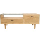 大川家具 GART リビングテーブル POOL (プール) ナチュラル [日本製]