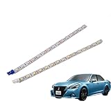 200系クラウン専用 T10ポジションLEDライトチューブ 2本セット白/青/アンバー発光 3色選択可能 (ホワイト) [並行輸入品]