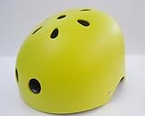 軽量 シンプルスポーツ ヘルメット　子供や大人まで選べる　サイズ カラー　自転車　スケートボード　キックボード ローラースケート　ウォータースポーツ (フロストイエロー, M)