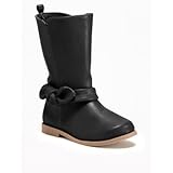 オールドネイビー OLD NAVY/ フェイク-レザーブーツ ブラック シューズ 16cm【並行輸入】