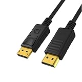 8K DisplayPort ケーブル 1.4規格 8K@60Hz/4K@60Hz解像度対応 DisplayPort to DisplayPort 1.4ケーブル、 DPケーブル 金メッキ 高速 HDR対応 4K@60Hz/ 2K@165Hz/ 2K@144Hz はラップトップ/テレビ/ゲーム/モニター対応 (4K@60Hz,5M)