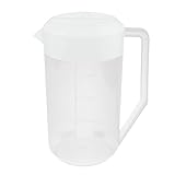 uxcell 計量カップ メジャーカップ 2500mL容量 プラスチック測定カップ 液体測定カップ 1個入り