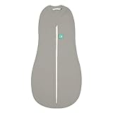 ergoCocoon Hybrid Swaddle Sleeping Bag for 3-12 Months 2.5 Tog (Grey)