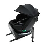 プッパプーポ [回転式] チャイルドシート ISOFIX R129 新生児 ベビー キッズ ジュニア ジュニアシート (30ブラック)