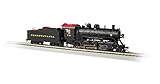 Bachmann Baldwin 2 – 8-0 DCC Sound Value Equipped locomotive-pennsylvania # 7748 Hoスケール、Prototypicalブラックwithレッド屋根