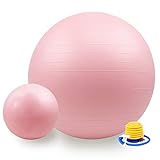 バランスボール 65cm 厚手 安心安全 フィットネス アレルギー防止 アンチバースト 滑り止め ヨガボール 体幹トレーニングとストレス解消