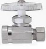 Plumb Shop Div Brasscraft # 604056 MP 3 / 8 x 3 / 8 Straigバルブ