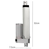 aluminum 8 inch 200mm 12v 1000n 225lb 12mm\/s miniature dc