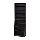 1cmピッチ 本棚 薄型 大容量 文庫本ラック 幅60 本棚 リビング収納 木製 収納家具 本収納 コミック CD DVD YHK-0214 ジェイケイプラン JKプラン