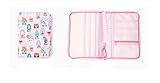 盤石の上 母子手帳ケース ジャバラ式マルチケース (Pink Tree)
