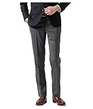 [ニューヨーカー] ウォッシャブル テトロンウール ヘリンボーン スラックス ダークグレー 85 162022300485