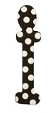 My Baby Sam Polka Dot Letter i, Brown/White by My Baby Sam