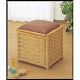 籐スツールボックス S43