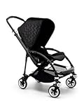 Bugaboo バガブー ベビーカー 限定 Bee3 Stroller, LIMITED EDITION Intense Black with Shiny Chevron Sun Canoppy [並