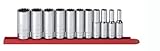 3/8 Inch Drive Fractional SAE 12 Pt Deep Socket Set 11 Pc by GearWrench